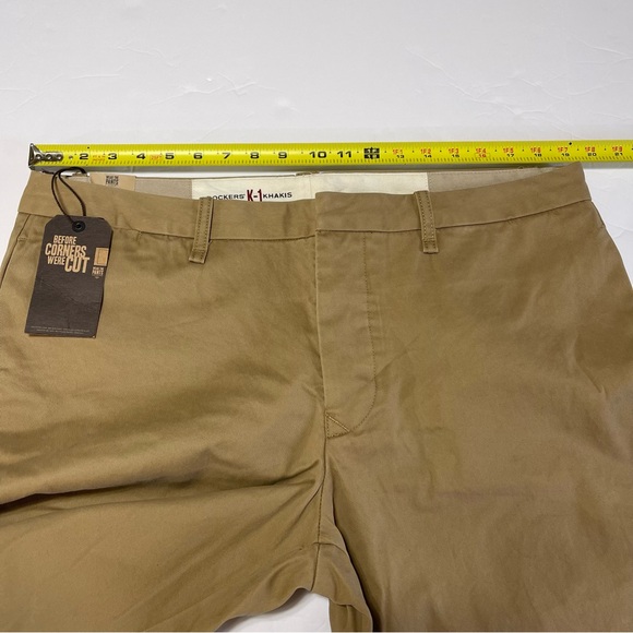 2010 Dockers K-1 Khakis Straight Fit Men’s Size 38x30 Beige Button Fly NWT - Picture 5 of 16